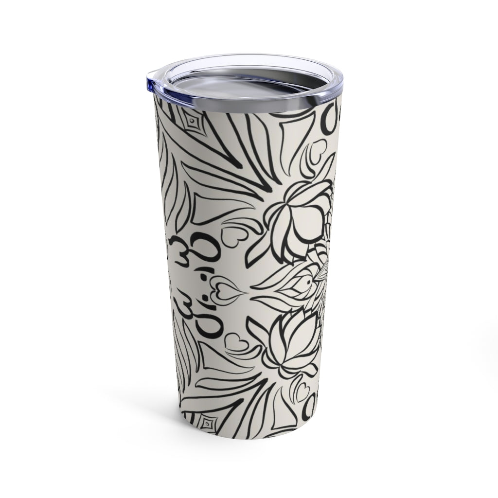 Lotus Flower - 20 oz Coffee Tumbler