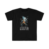 Bigfoot-Into the forest I go....Unisex Softstyle T-Shirt