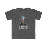 Bigfoot-Into the forest I go....Unisex Softstyle T-Shirt