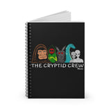 The Cryptid Crew )colored) - Spiral Notebook - Ruled Line