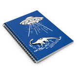 Loch Ness Monster abduction - (Blue) - Spiral Notebook - Ruled Line