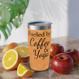Fueled by Coffee and Yoga -  - Ringneck Tumbler, 20oz