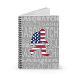 American Bigfoot - Spiral Notebook - Ruled Line