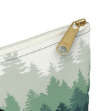 Sasquatch forest service sign - Accessory Pouch