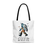 Into the woods I go (white) -   Tote Bag