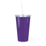 Lotus - Plastic Tumbler with Straw