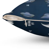 UFO List - Spun Polyester Square Pillow