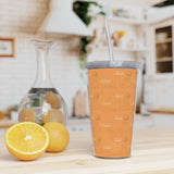 Yoga - Plastic Tumbler with Straw