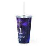 Awaken your spirit - Plastic Tumbler with Straw