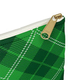 Bigfoot in print (green plaid) - Accessory Pouch