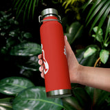Bigfoot in foot print - 22oz Vacuum Insulated Bottle