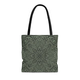 Lotus pattern (green) - Tote Bag