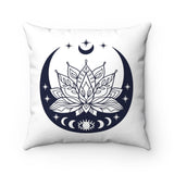 Lotus - Spun Polyester Square Pillow