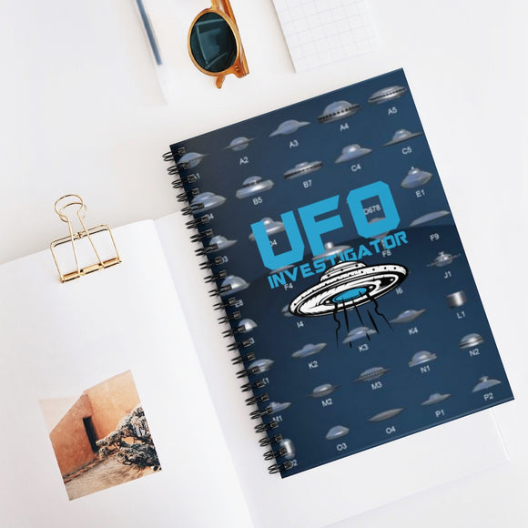 UFO Investigator - Spiral Notebook - Ruled Line