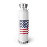 Bigfoot in American Flag - 22oz Vacuum Insulated Bottle