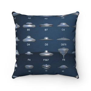 UFO List - Spun Polyester Square Pillow