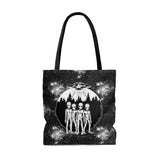 We 've never been alone (black galaxy) -   Tote Bag