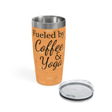 Fueled by Coffee and Yoga -  - Ringneck Tumbler, 20oz