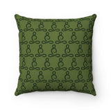 Bigfoot Buddha (stay grounded) - Spun Polyester Square Pillow