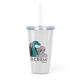 The Cryptid Crew (colored)  - Plastic Tumbler with Straw
