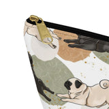 Yoga Pugs - Accessory Pouch w T-bottom