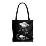 Loch Ness Monster abduction (black) -   Tote Bag
