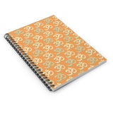 Spiritual symbol (Orange) - Spiral Notebook - Ruled Line