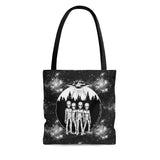 We 've never been alone (black galaxy) -   Tote Bag