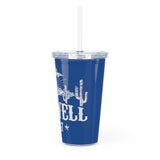 Roswell 1947 - Plastic Tumbler with Straw