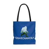Squatchaholic (blue)- Tote Bag