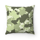 Bigfoot GREEN CAMO - Spun Polyester Square Pillow