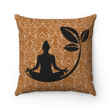 Meditation - Spun Polyester Square Pillow