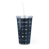UFO Categories  - Plastic Tumbler with Straw