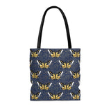 Moths and crystals pattern -   Tote Bag