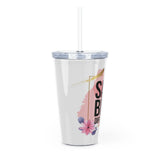 Same bitch different day - Plastic Tumbler with Straw