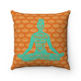 By Being Yourself... - Spun Polyester Square Pillow