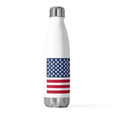 Bigfoot inside American Flag - 20oz Insulated Bottle