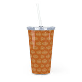 By being yourself - Plastic Tumbler with Straw