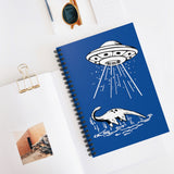 Loch Ness Monster abduction - (Blue) - Spiral Notebook - Ruled Line