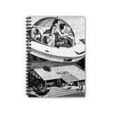 1950's family UFO trip - Spiral Notebook - Ruled Line