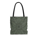 Lotus pattern (green) - Tote Bag