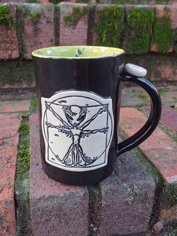 Vitruvian Alien Ceramic Mug