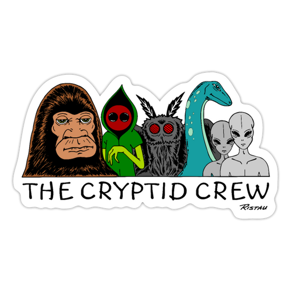 The Cryptid Crew - Sticker - white glossy