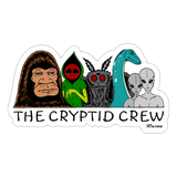 The Cryptid Crew - Sticker - white glossy