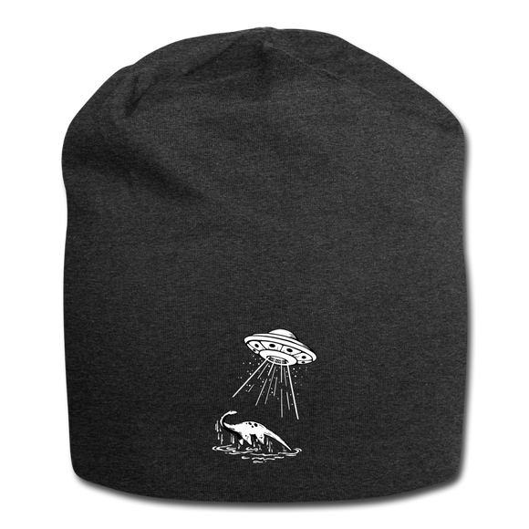 Lake Monster Abduction - Jersey Beanie - charcoal gray