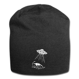 Lake Monster Abduction - Jersey Beanie - charcoal gray