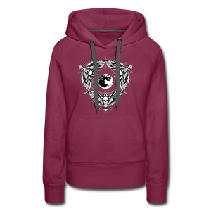 Death Head Moth - Women’s Premium Hoodie - purple