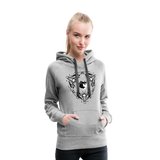 Death Head Moth - Women’s Premium Hoodie - heather grey