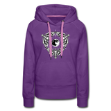 Death Head Moth - Women’s Premium Hoodie - purple