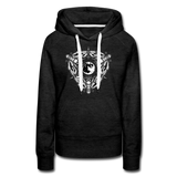 Death Head Moth - Women’s Premium Hoodie - charcoal grey